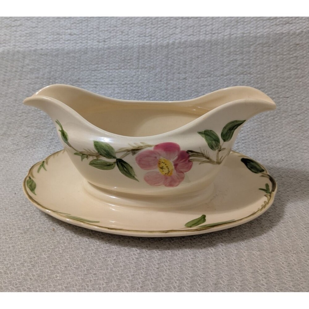 FRANCISCAN Desert Rose Gravy Sauce Boat - USA -  CottageCore -Replacements - VTG